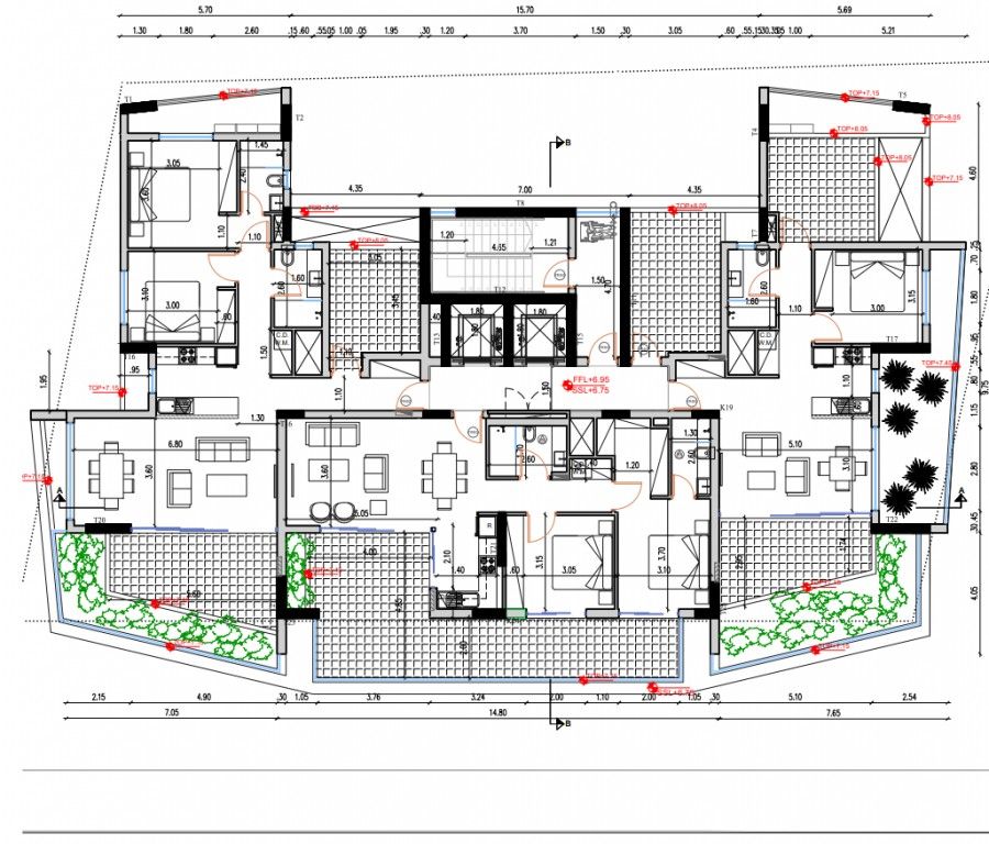 Апартаменты в Ларнаке, Кипр, 107 м² - фото 3