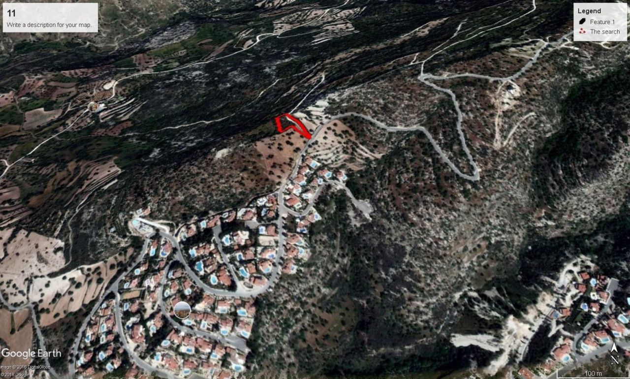 Земля в Пафосе, Кипр, 2 212 м² - фото 3