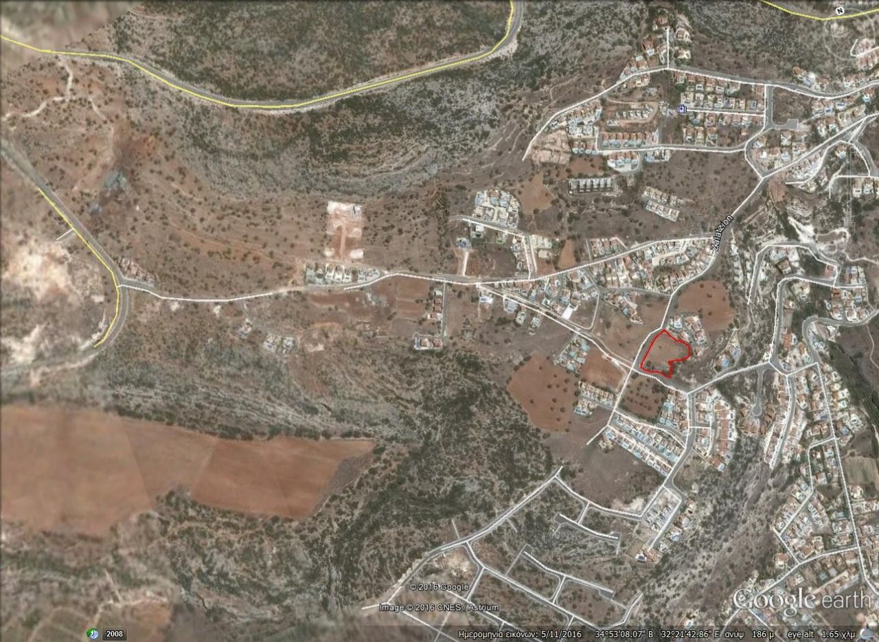 Земля в Пафосе, Кипр, 6 021 м² - фото 3