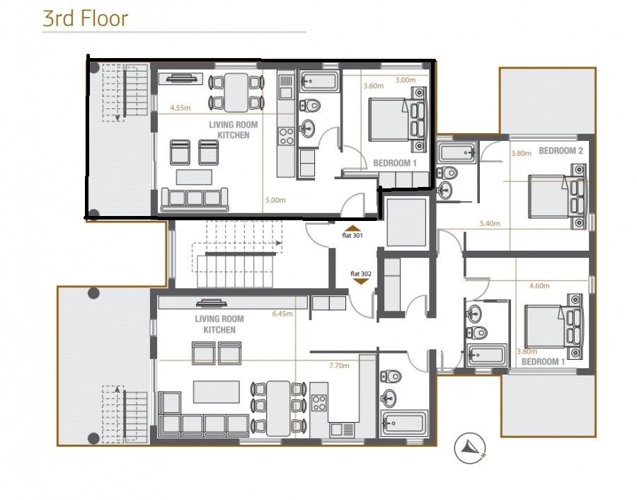 Пентхаус в Лимасоле, Кипр, 66 м² - фото 3