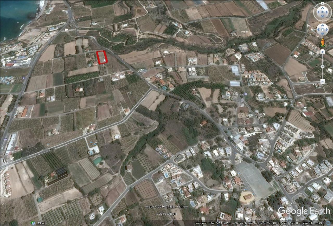 Земля в Пафосе, Кипр, 2 676 м² - фото 3