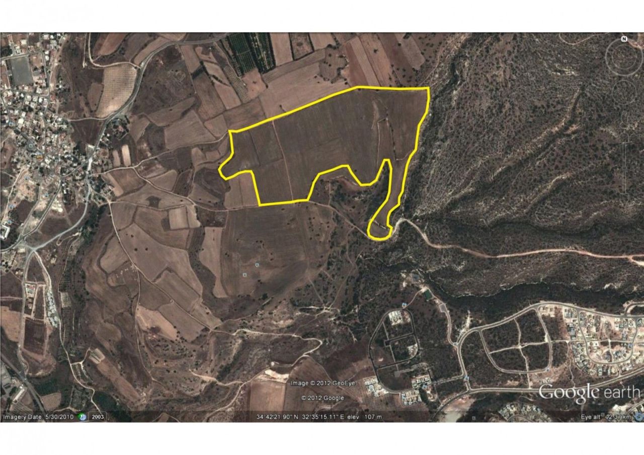 Земля в Пафосе, Кипр, 277 601 м² - фото 3