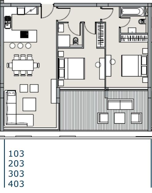 Апартаменты в Лимасоле, Кипр, 107 м² - фото 3