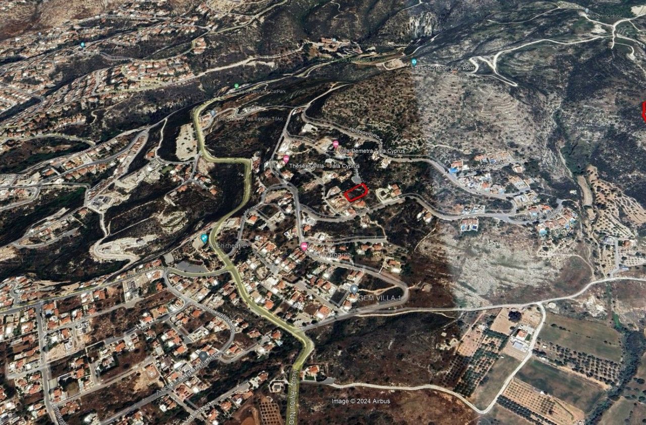 Земля в Пафосе, Кипр, 1 490 м² - фото 3