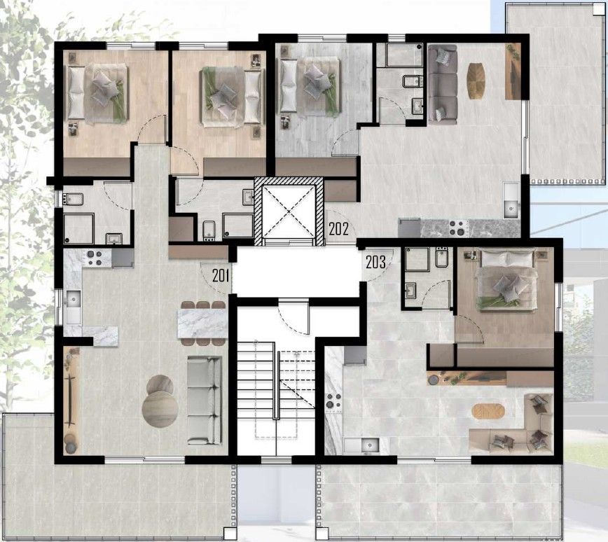 Апартаменты в Лимасоле, Кипр, 69 м² - фото 4