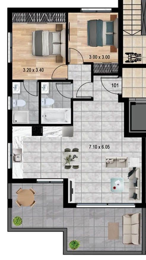 Апартаменты в Лимасоле, Кипр, 103 м² - фото 4