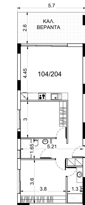 Апартаменты в Лимасоле, Кипр, 93 м² - фото 4