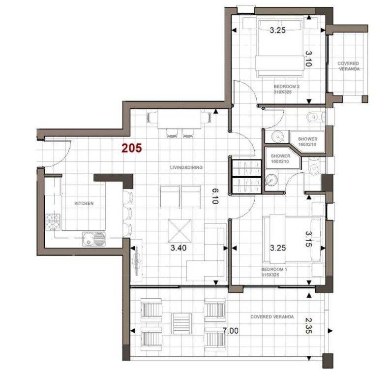 Апартаменты в Лимасоле, Кипр, 90 м² - фото 4