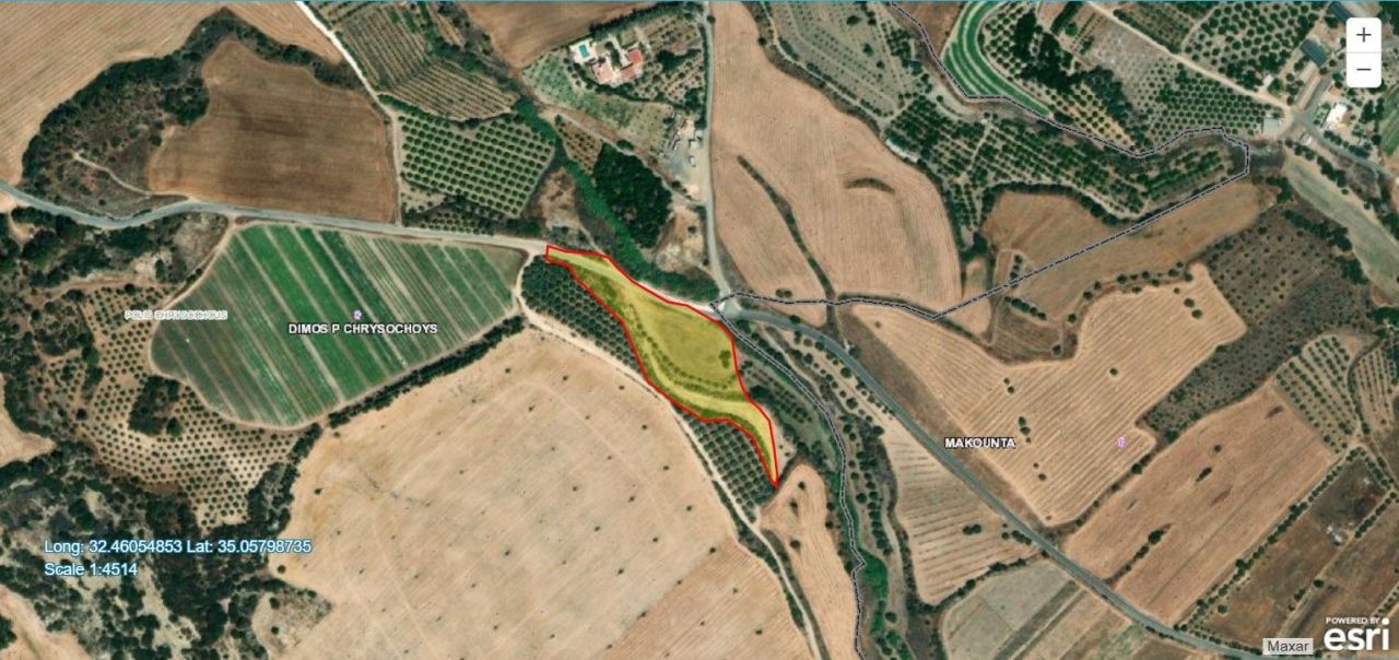 Земля в Пафосе, Кипр, 10 034 м² - фото 4