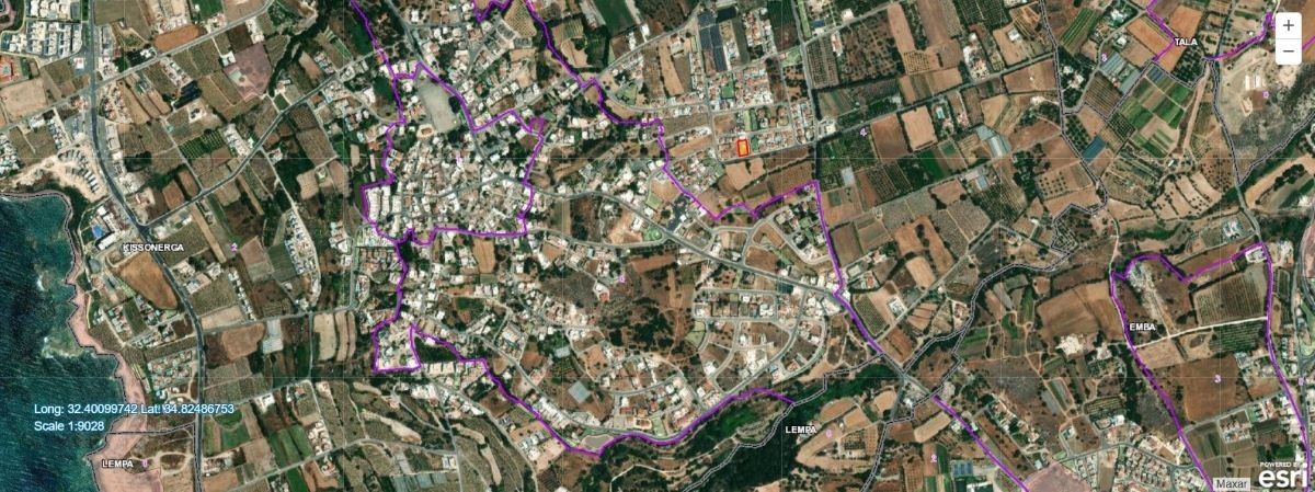 Земля в Пафосе, Кипр, 672 м² - фото 4