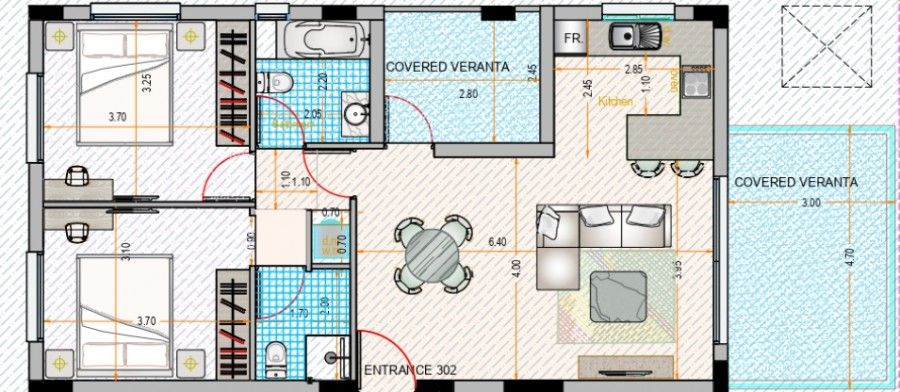 Пентхаус в Ларнаке, Кипр, 101 м² - фото 4