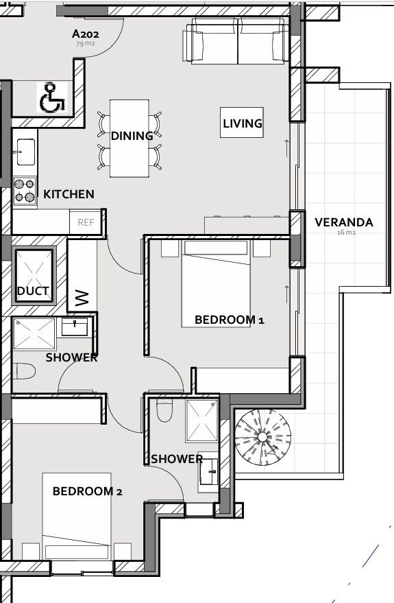 Апартаменты в Ларнаке, Кипр, 94 м² - фото 4
