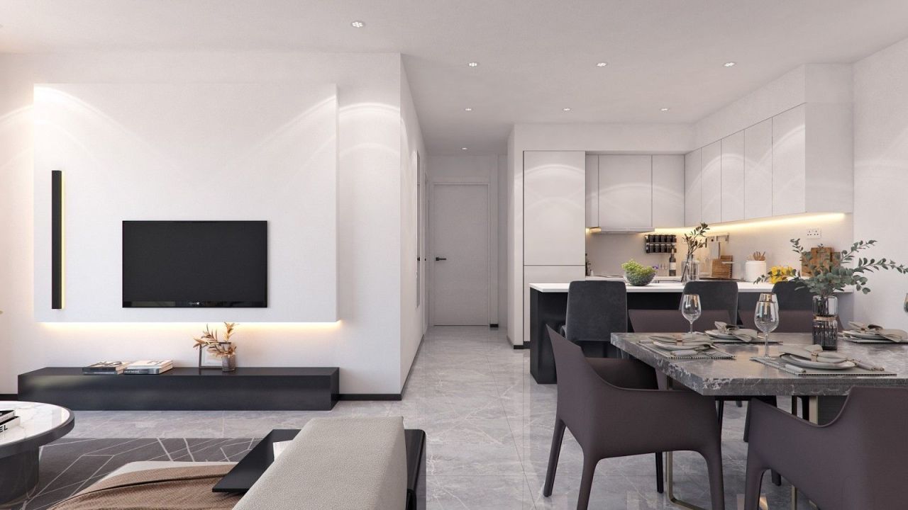 Апартаменты в Ларнаке, Кипр, 56 м² - фото 4