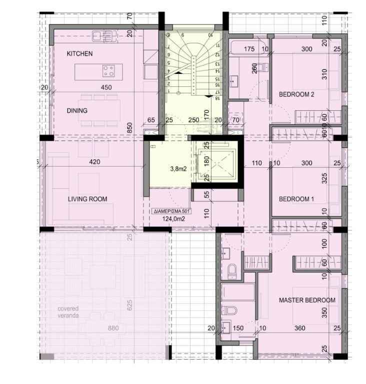 Пентхаус в Ларнаке, Кипр, 154 м² - фото 4