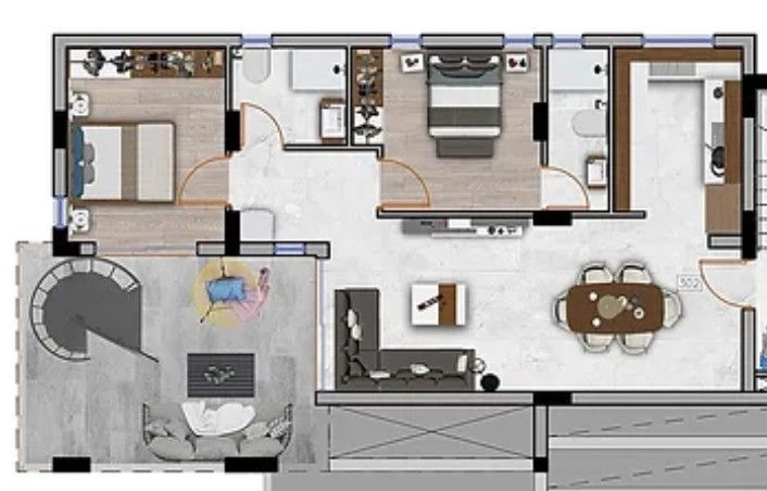 Апартаменты в Ларнаке, Кипр, 107 м² - фото 5