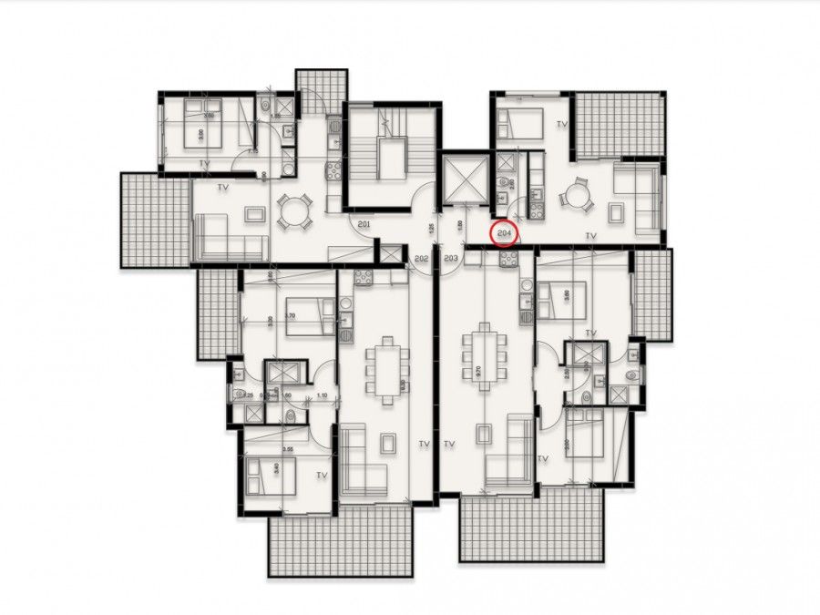 Студия в Лимасоле, Кипр, 45 м² - фото 5