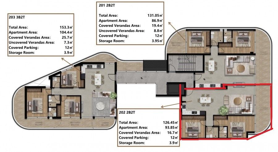Апартаменты в Пафосе, Кипр, 110 м² - фото 5