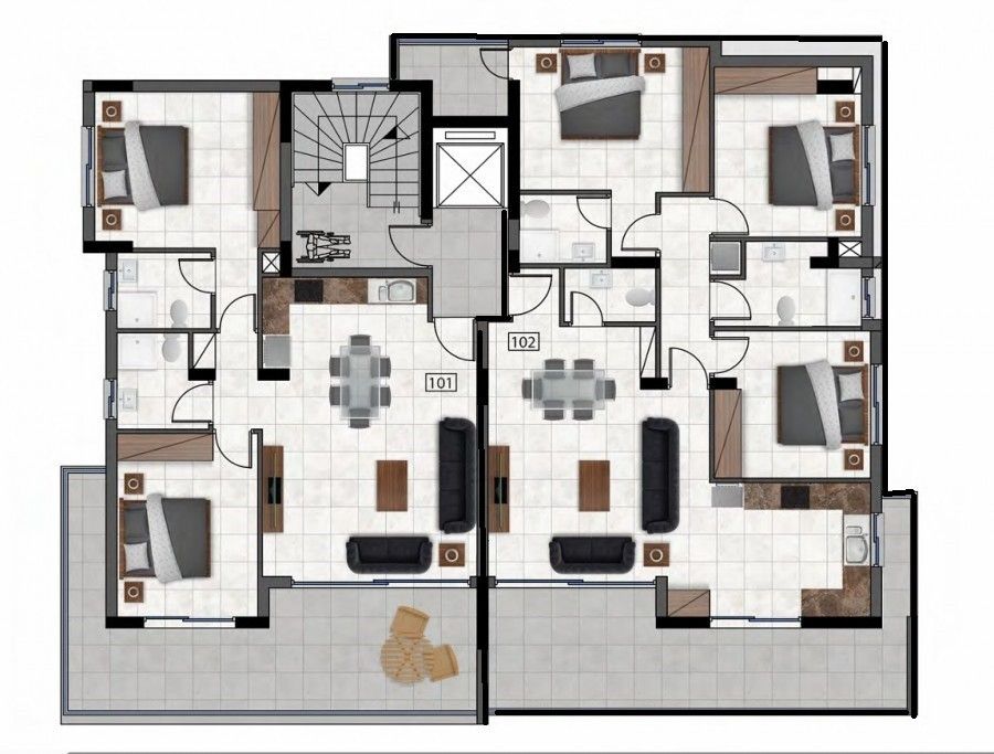 Апартаменты в Лимасоле, Кипр, 134 м² - фото 5