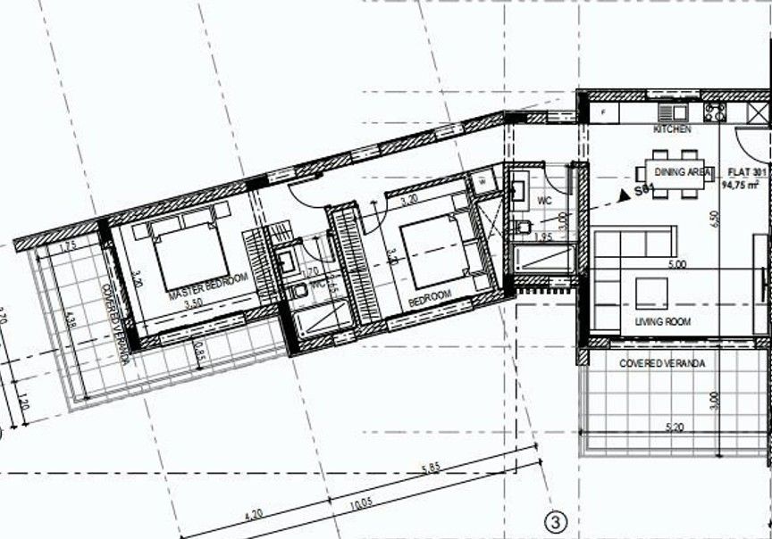 Апартаменты в Лимасоле, Кипр, 124 м² - фото 5