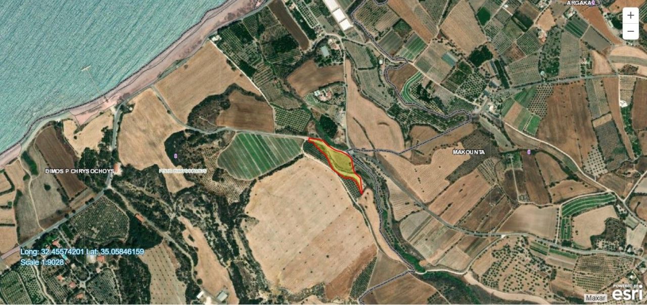 Земля в Пафосе, Кипр, 10 034 м² - фото 5