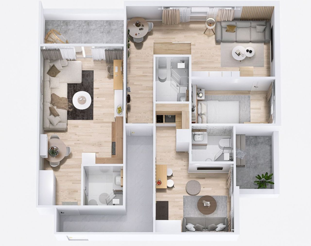 Апартаменты в Лимасоле, Кипр - фото 5