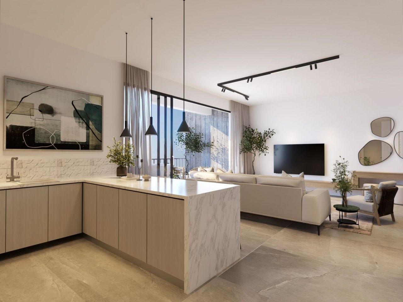 Апартаменты в Ларнаке, Кипр, 90 м² - фото 5