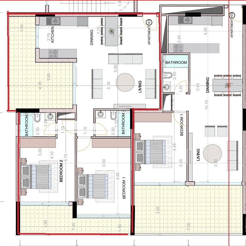 Апартаменты в Пафосе, Кипр, 160 м² - фото 5