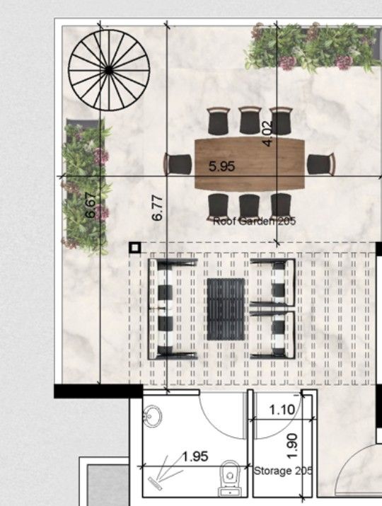 Пентхаус в Ларнаке, Кипр, 92 м² - фото 5