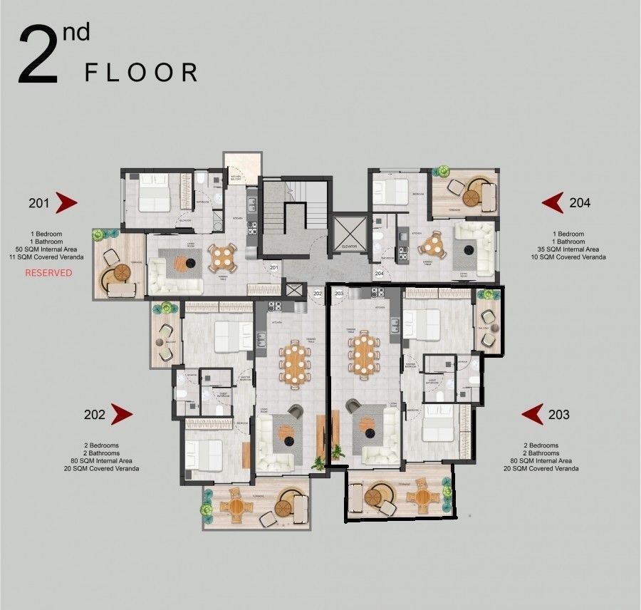 Апартаменты в Лимасоле, Кипр, 100 м² - фото 5