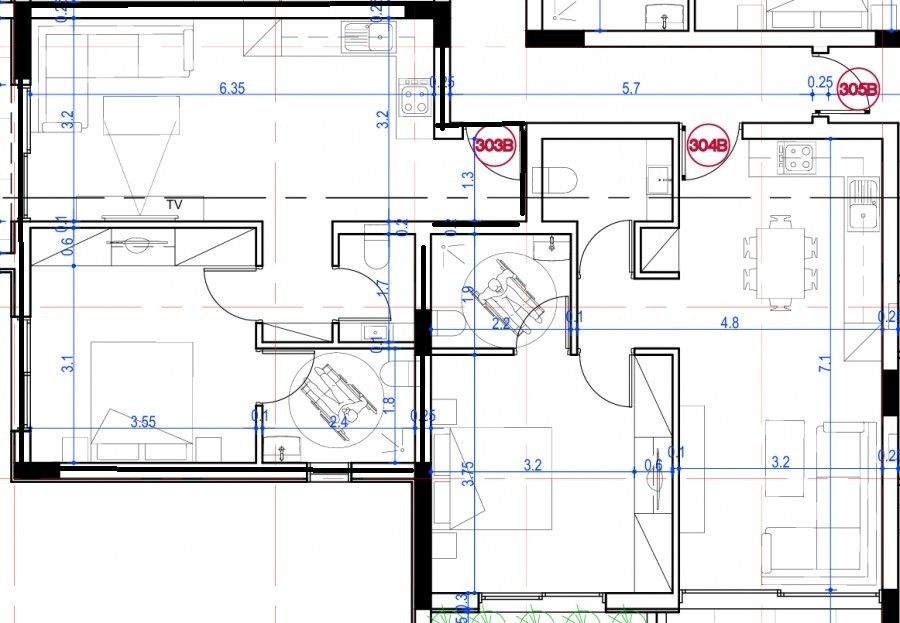 Апартаменты в Ларнаке, Кипр, 58 м² - фото 5