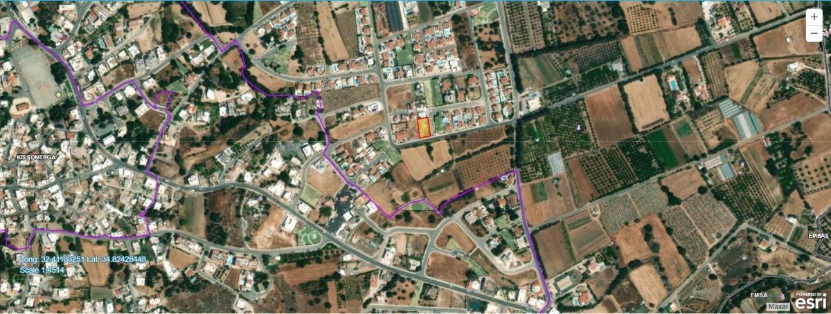 Земля в Пафосе, Кипр, 672 м² - фото 5