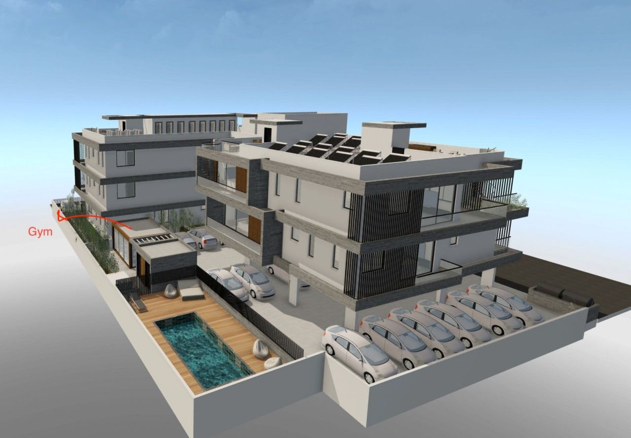 Апартаменты в Ларнаке, Кипр, 101 м² - фото 6