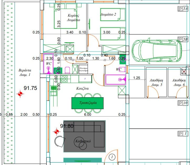 Апартаменты в Протарасе, Кипр, 90 м² - фото 6