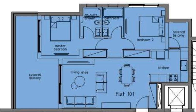 Апартаменты в Лимасоле, Кипр, 97 м² - фото 6