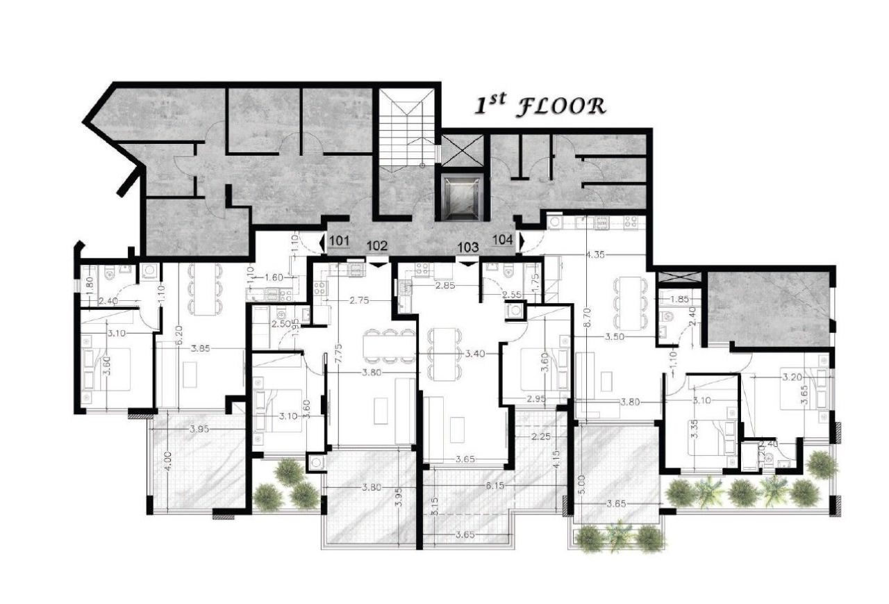 Апартаменты в Лимасоле, Кипр, 77 м² - фото 6