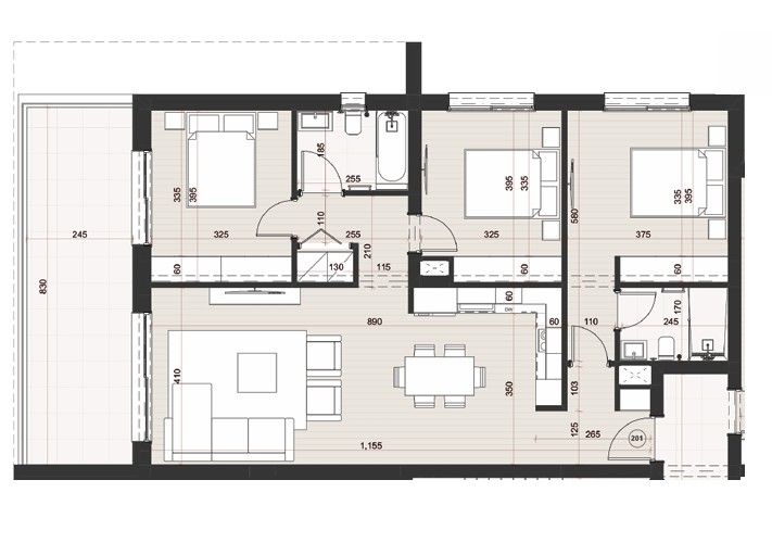 Апартаменты в Лимасоле, Кипр, 139 м² - фото 6