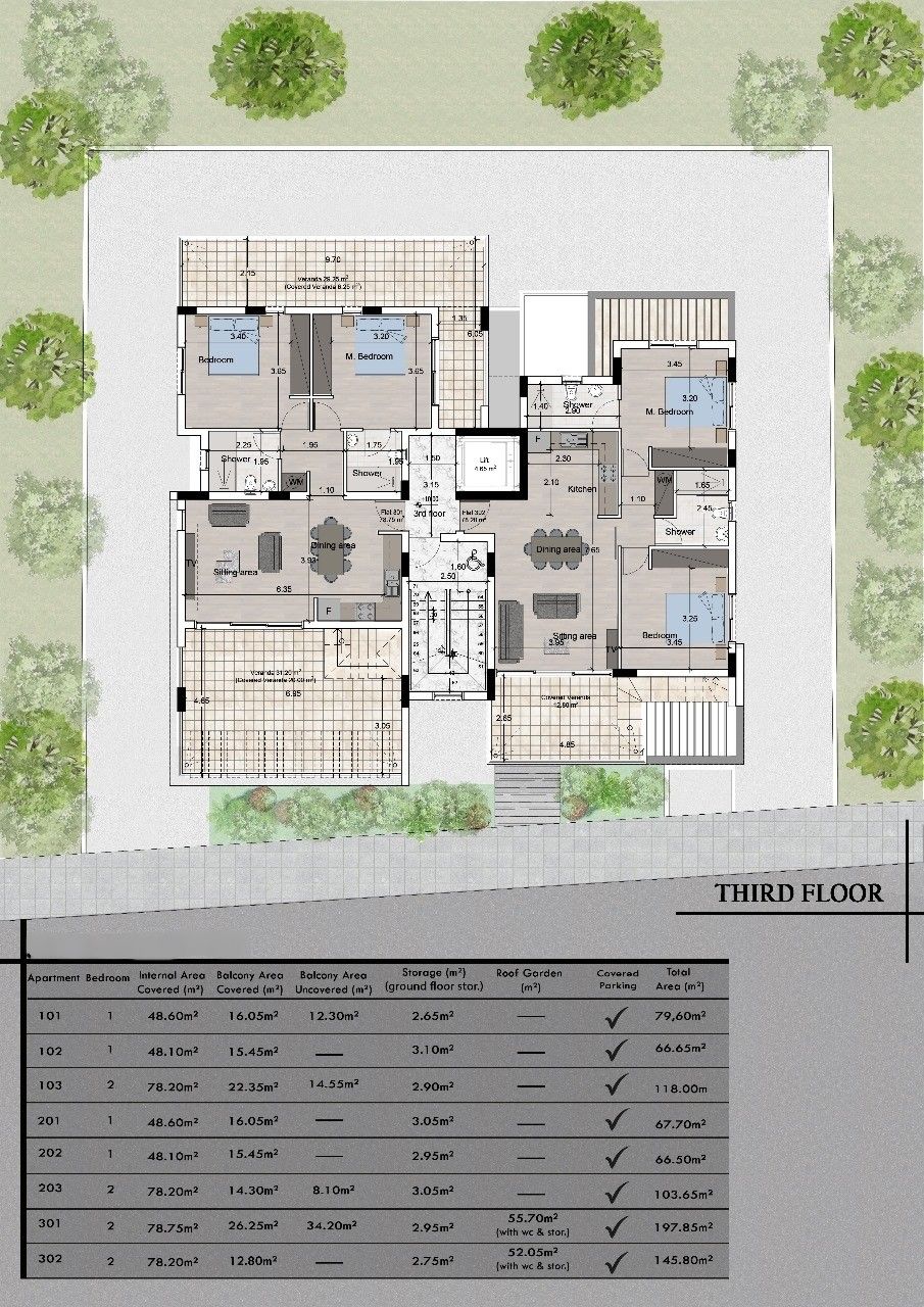 Пентхаус в Ларнаке, Кипр, 86 м² - фото 6