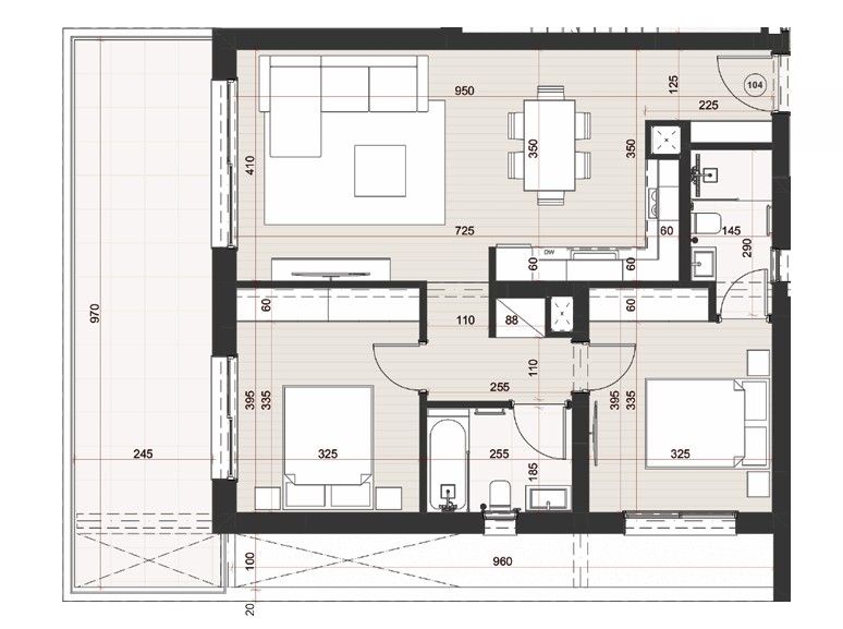 Апартаменты в Лимасоле, Кипр, 106 м² - фото 6