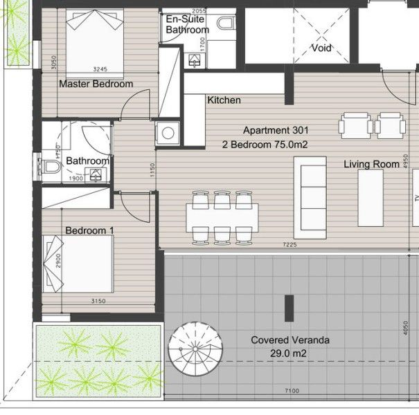 Апартаменты в Лимасоле, Кипр, 149 м² - фото 6