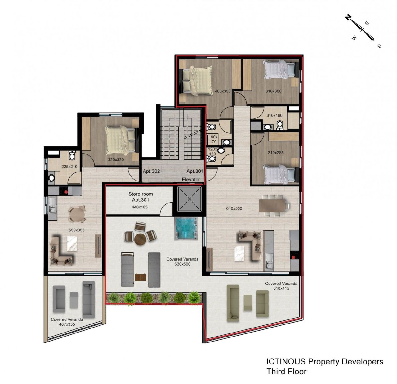 Апартаменты в Лимасоле, Кипр, 121 м² - фото 6