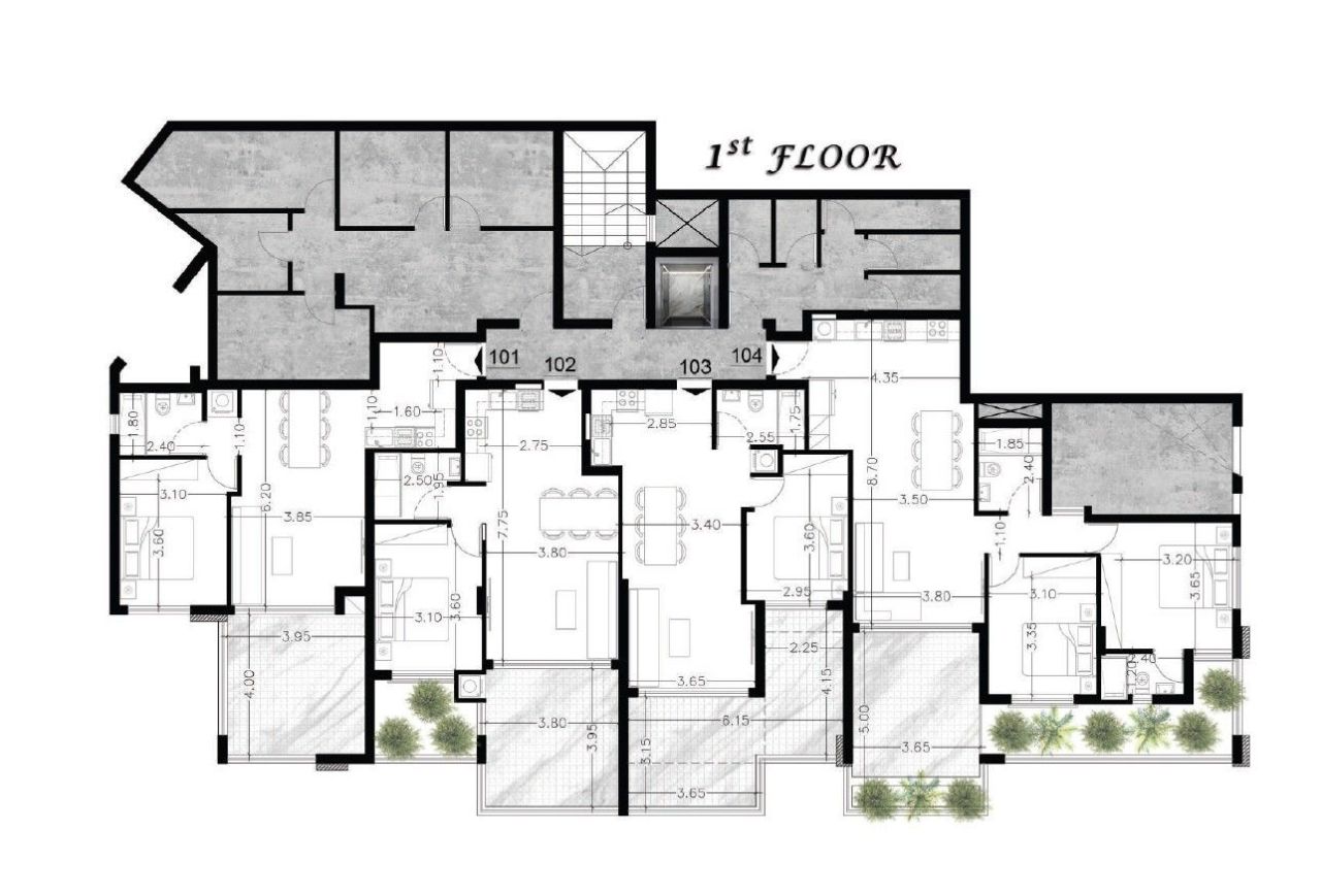 Апартаменты в Лимасоле, Кипр, 70 м² - фото 6