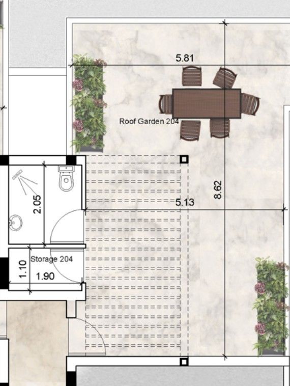 Пентхаус в Ларнаке, Кипр, 58 м² - фото 6