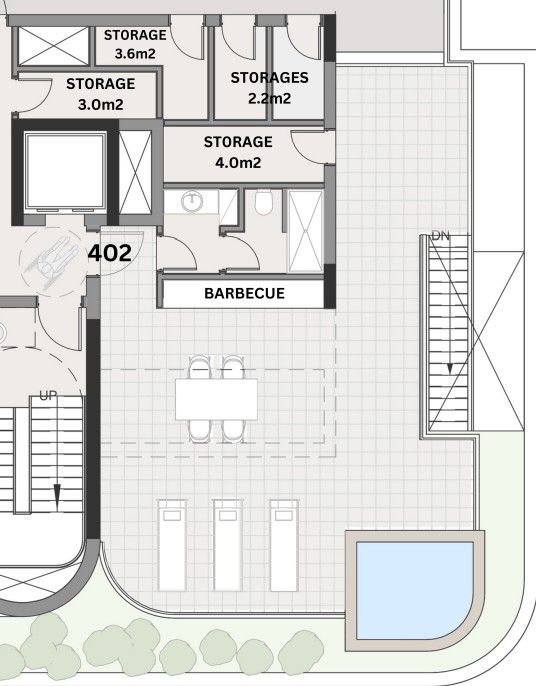 Апартаменты в Лимасоле, Кипр, 78 м² - фото 7