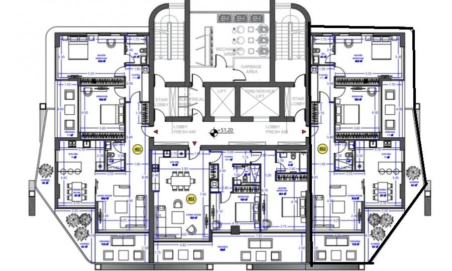 Апартаменты в Лимасоле, Кипр, 139 м² - фото 7