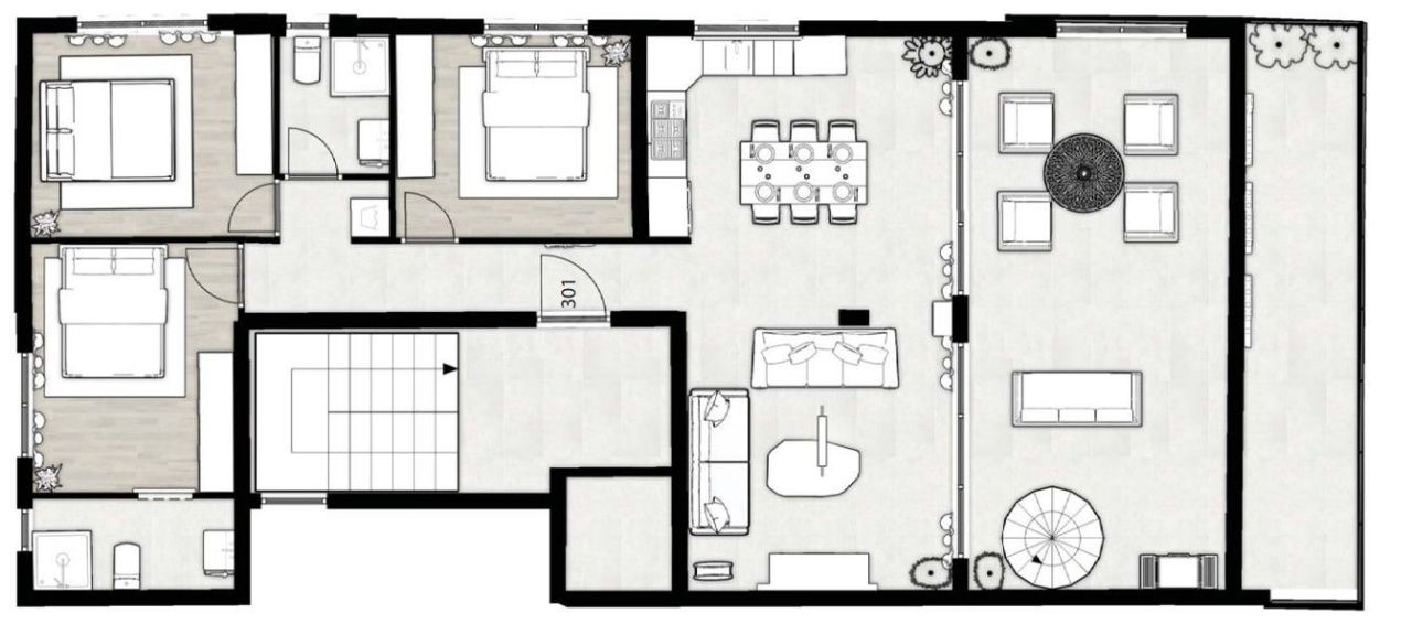 Апартаменты в Лимасоле, Кипр, 129 м² - фото 7