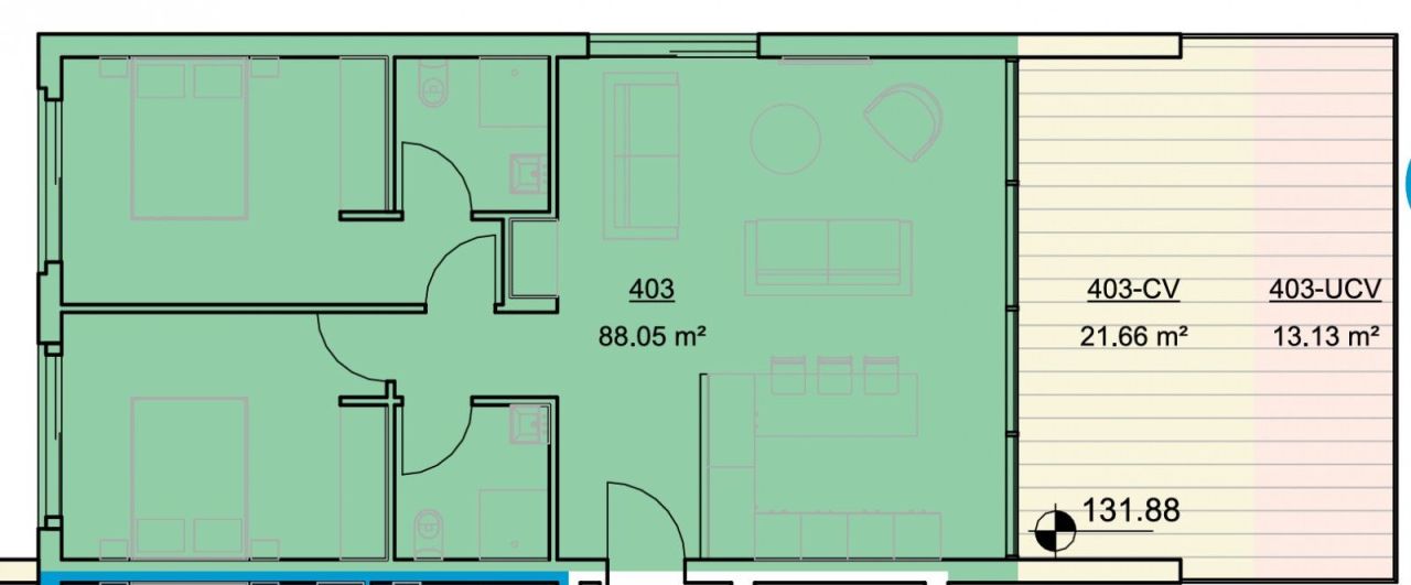 Апартаменты в Лимасоле, Кипр, 110 м² - фото 7