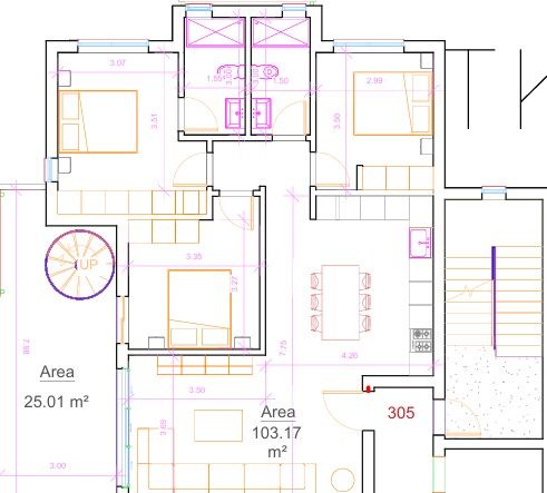 Апартаменты в Ларнаке, Кипр, 129 м² - фото 7