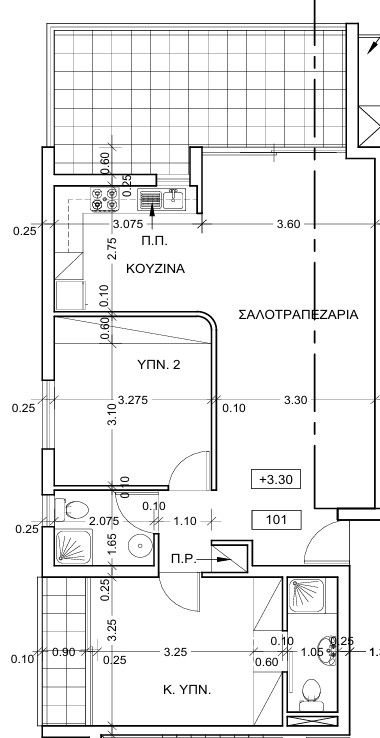 Апартаменты в Ларнаке, Кипр, 101 м² - фото 7