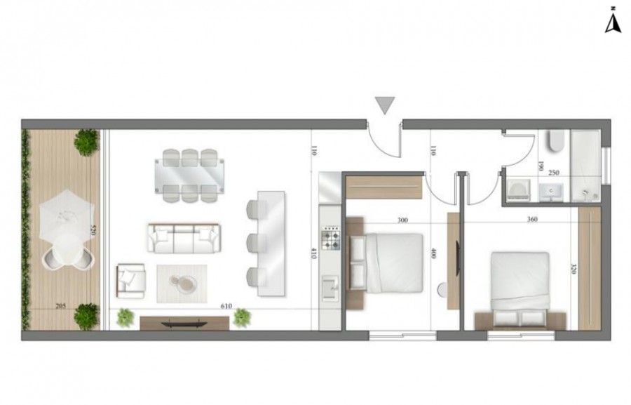 Апартаменты в Лимасоле, Кипр, 85 м² - фото 7