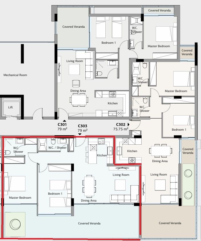 Апартаменты в Лимасоле, Кипр, 107 м² - фото 7